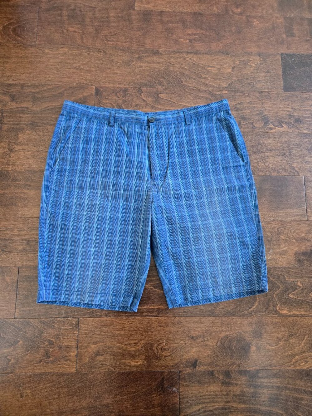 NWT CK Calvin Klein Plaid Cotton Shorts Size 36